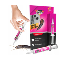 GEL, MITTEL, PRÄPARAT GEGEN SILBERFISCHCHEN UND PAPIERFISCHCHEN – CYPERMETHRIN – NO PEST 10 g